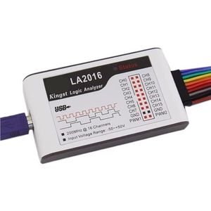 1 stuk LA2016 16CH 200 MHz Maximale bemonsteringssnelheid USB logisch analyseapparaat voor MCU ARM FPGA FPGA foutopsporing tool software in het Engels