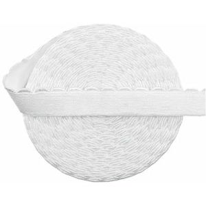 Pluche BH-band Elastische band 3/8 1/2 5/8 10mm 15mm Nylon Schouderband Lingerie Ondergoed Naaiwerk Afwerking 2 5 10 Yard-Wit-13.0mm-10 Yards