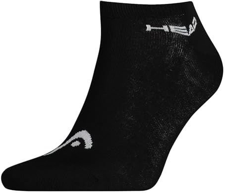 HEAD - Sneaker - sportsokken (3 stuks) - uniseks kinderen, Zwart (Zwart 200), 35-38