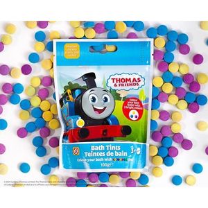 Thomas & Friends Badtinten voor kinderen 100g - Baddruppels - Badbruisers - Multicolour