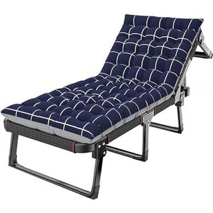 Outdoor terrasstoelen opvouwbare fauteuil, verstelbare rugleuning loungestoel, 67 cm breed stoeloppervlak, draagbare buitentuin ligstoelen (kleur: D)