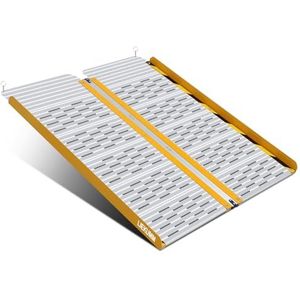 LIEKUMM Rolstoelhelling, inklapbaar, 91 cm, 300 kg draagkracht, rolstoelhelling voor trappen en deurdrempels, oprijplaat, rolstoel van aluminium, helling voor rolstoel thuis