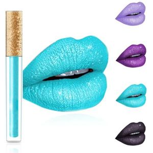 Kilshye Matte Lipstick Langdurige Vloeibare Lipstick Waterdichte Cream Lip Glans Hoge Pigment Lipstick Antiaanbaklaag Cup Lip Make-up voor vrouwen en meisjes 1 stuk (A-blauw