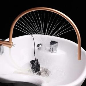 Spa Wastafel Kraan Watercirculatie Hoofd Spa Frame For Salon Shampoo Bed Massage Accessoires, Shampoo Bed Kom Wassen Kapsalon Stijl Hoofdhuidverzorging Waterval