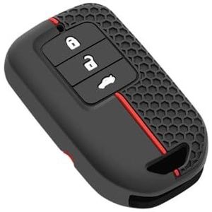 Hoes Autosleutel Keyless Siliconen Cover Afstandsbediening Sleutel Case 2017 2018 19 CRV Voor Pilot Voor Accord Voor Civic Voor Jazz Voor Jade Voor Fit HR-V Voor Freed(3 Buttons)