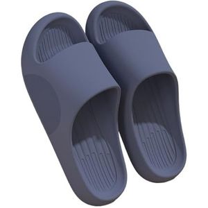 Doucheslippers Herenbadslippers Zachte antislip douchesandalen Heren Indoor Home House Strandschoenen Huis pantoffel(Blue,48-49)
