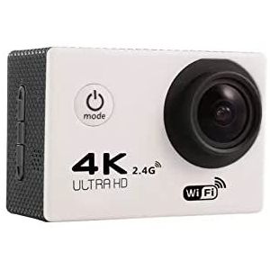 Actiecamera, Sport DV HD Met afstandsbediening WIFI Waterdichte camera waterdichte buiten rijdende luchtduikcamera(White)