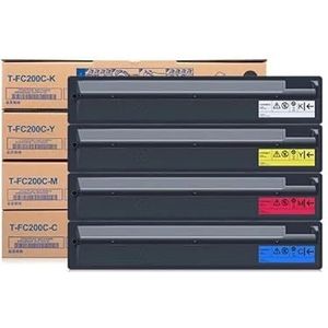 4 stuks T-FC200 tonercartridge for T-hiba e-Studio 2000 2500AC compatibiliteit kopieermachine C-MYK