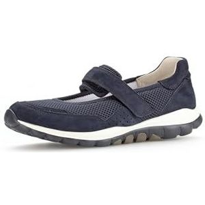 Gabor - Rollingsoft - Sneakers - Donkerblauw - Nubuckleder/Nylon - Ergonomisch