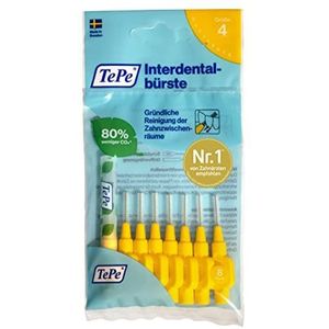 Tepe Angle Interdental Brush Size 4 Yellow 0.7 Mm 6 Pcs