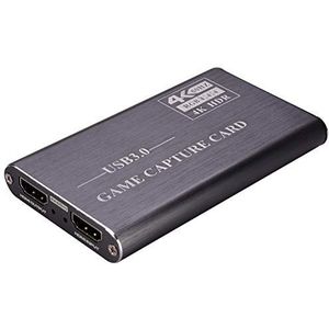 HD Video Capture LLD NK-S41 USB 3.0 aan HDMI 4K HD Video Capture Card-apparaat HD Video Capture Card-apparatuur (Color : Grey)
