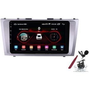 Android 15 Autoradio voor T-oyota Camry (2007-2011) 9 inch 2K touchscreen 2000 * 1200 Android hoofdunit multimediaspeler met Carplay, GPS-navigatie, BT, 5G WiFi, DSP, SWC,K6 pro