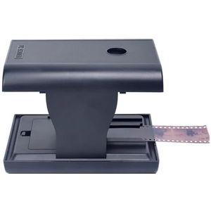 Opvouwbare 35mm filmscanner for smartphone - Converteer dia's/negatieven naar JPEG met gratis app, LED-achtergrondverlichting, draagbare reisscanner