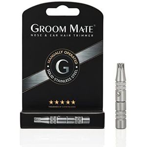 Groom Mate Platinum XL haartrimmer voor neus en oren