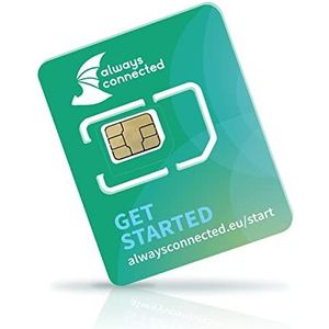 Always Connected Prepaid Simkaart - Onbeperkt Geldig