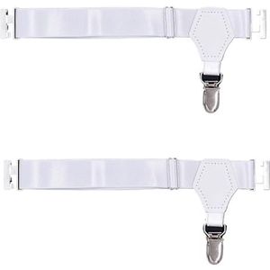 Heren Sokken Kousenbanden for Mannen Verstelbare Elastische Shirt Kousenbanden for Mannen Sokken Antislip Klemmen Shirt Bretels for Mannen Comfortabel Gemakkelijk Te Dragen for Formeel Zakelijk Casual