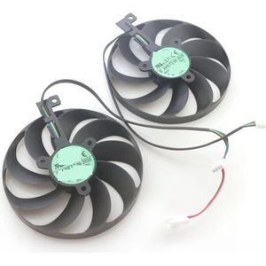 T129215SU 12V 0,50A 88mm VGA-ventilator voor ASUS RTX2060S 2070 2080S DUAL EVO grafische kaart koelventilator(T129215SU-Pair)