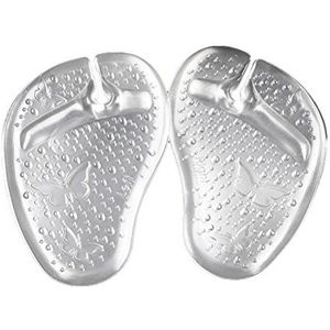 Artibetter Teenslippers, flip-gelkussen, pad, teenbescherming voor teensandalen, flip-flop gelinzetstukken, beschermers, inlegzolen (transparant)