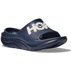 HOKA ONE ONE Heren Ora Athletic Slide Slippers, 5.5 UK, Varsity Navy Wit, 38 EU