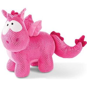 Nici 45697 Drache, Einhorn Knuffeldraak Ruby de la Rosa, Knuffel Eenhoorn Teddy, 22cm, Roze, 22 cm