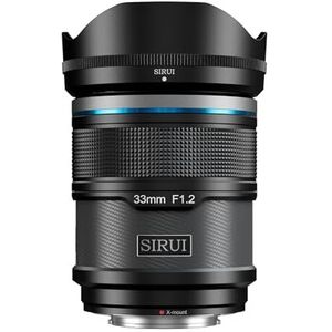 SIRUI Sniper 33 mm autofocuslens, F1.2 groothoek APS-C cameralens, X-mount lens voor X-H2S, X-T5, X-M5, X-S20 (33 mm, X-mount, zwart)
