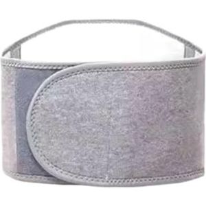 Buik-weg-gordel, Thermische Taillewarmer For Dames, Taillesteunriem, Comfortabele Warme Buikbeschermerriem Buik Trainers(White-Half Velvet,XL)