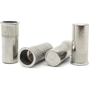 Schroefdraad-inzetmoeren, Klinkmoeren SUS304 roestvrij staal plat en verzonken kop M4 tot M12 verpakking van 10/20/30(20pcs-Countersunk M4*15)