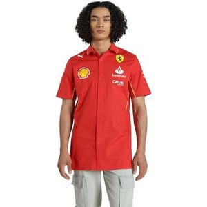 PUMA - Scuderia Ferrari Team Shirt - Wit - Katoen