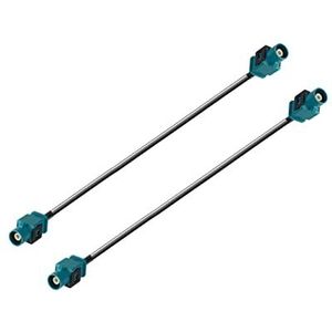 Vecys 2 Stuks Fakra Z Kabel Fakra Z Mannelijk naar Mannelijk Voertuig Antenne Verlengkabel RG174 15 cm/6 inch voor Autoradio GPS Navigatie Systeem Antenne