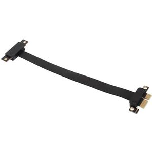 PCIE 3.0 1X Verlengkabel, PCIE Riser Card Lint Extender High Speed ​​8Gbps Beweegbaar Flexibel voor Datakaart (10 cm)