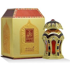 Al Haramain Rafia Gold 20ml Parfumolie | Langdurige alcoholvrije unisex geur | Premium Oud & Musk Attar | Luxe etherische olie parfum voor vrouwen | Oosterse geur met bloemige en fruitige noten