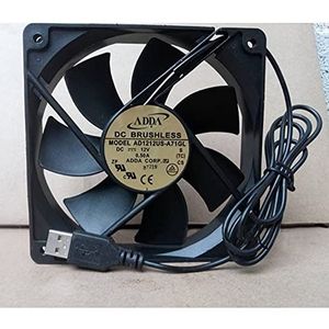 AD1212US-A71GL chassis cooling fan 120 * 120 * 25MM 12V 0.50A USB interface