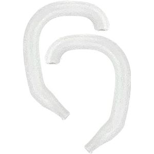 1 paar oren band gespen draagbare herbruikbare depressie siliconen oorbeschermers beschermer voor kalmerende oorpijn touw cover franks, wit