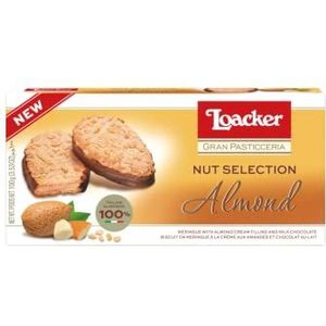 Loacker Pastisseria Noot Selectie Amandel Koekjes 4 x 100g