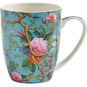 Maxwell & Williams WK05400 mok 400 ml – Kilburn – bone china porselein petrol, geschenkdoos – Victorian Garden