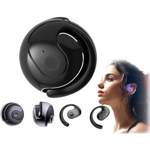 S-JIANG Hy-T26 X15 Pro Oortelefoon Draadloze Bluetooth, 2024 Nieuwe Verbeterde Ruisonderdrukking Sport Bluetooth 5.4 Oortelefoon buiten het oor, kan worden opgehangen, waterdicht, voor hardlopers en