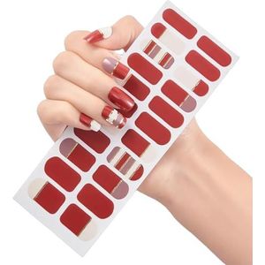 Semi Uitgehard Gels Nagels Stickers UV's/LED Lamp Vereist Gels Nagels Polish Wraps Mode Gels Nagels Art Stickers Wome