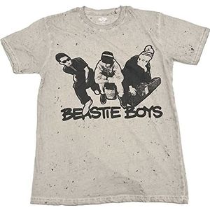 The Beastie Boys T Shirt Check Your Head nieuw Officieel Unisex Dye Wash Sand L