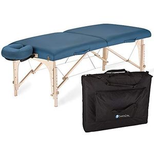 EARTHLITE Reiki Mobiele massagestoel Harmony DX Reiki - Compleet pakket van esdoornhout incl. verstelbare deluxe hoofdsteun & tas, vliegtuigbouwkwaliteit, Reiki eindplaten