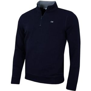 Calvin Klein Heren 2025 Rocky Half Zip Supersoft Stretch Golf Trui, marineblauw, 3XL