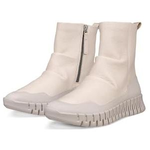 ECCO Women's Gruuv Pull On Mid Fashion Boot, Gravel/Limestone, 7-7. 5