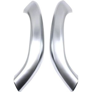Auto-interieurdeurgrepen 2PCS/4PCS Kit Interieur Voor Achter Deurgreep Buitenste Afdekking Trim Set Voor X1 X2 F48 F49 F39 2016 2017 2018 2019 2020 2021 2022(Silver Chrome 2PCS)