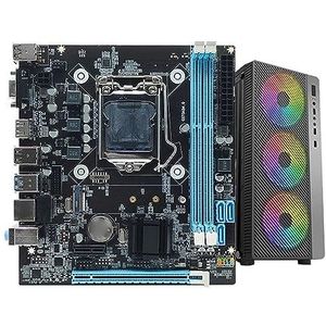 LGA 1150 Gaming-moederbord, 4 USB2.0, DDR3 1600MHz, M.2 NVMe NGFF, SATA3.0 6Gb per S, PCIe X16, RJ45 100Mbps LAN, HDMI, Micro ATX-moederbord voor Core I3 I5 I7, voor Xeon E3 V3