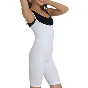 UnsichtBra Shapewear Dames Buik Weg Body | Corrigerend Ondergoed met Korsetfunctie | Eigen BH Bodyshaper voor Vrouwen in zwart, wit en beige (sw_2100)(XL (48-54),Weiss)