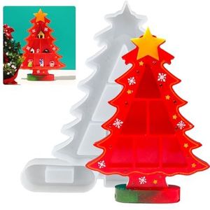Epoxyhars mallen kerstboom siliconen mal kerst ornament kerstboom gietvorm Kerstmis hars mal kerstboom raamdecoraties epoxyhars kerst huis decoratie