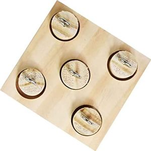 FOMIYES 8 Sets Papegaai Educatief Speelgoed Vogel Puzzel Speelgoed Klein Vogelspeelgoed Kauwspeelgoed Voor Vogels Bevoorrading Met Vogeltreinen Parkieten Speelgoed Hout Accessoires Ronde