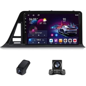 Draadloze Carplay Android 14 Autoradio 2Din 9inch autoradio geldt voor Toyota C-HR CHR 2016-2020 met Android Auto GPS-navigatie 9 inch met Bluetooth FM-radio/Achteruitrijcamera(B,X2)