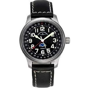 Zeno-Watch herenhorloge - NC Pilot Moon Phase - 9785-a1