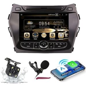 Android 15 Autoradio Navi voor H-yundai IX45 (2013) 8 ""Touchscreen Car Multimedia Player met draadloze carplay GPS-navigatie Bluetooth 5.0 HIFI FM 5G-WiFi SWC DSP MIC,4g+64g