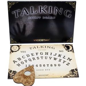 Ouija Brett. Heksenbord met gedetailleerde instructies in het Duits. Talking Spirit Board